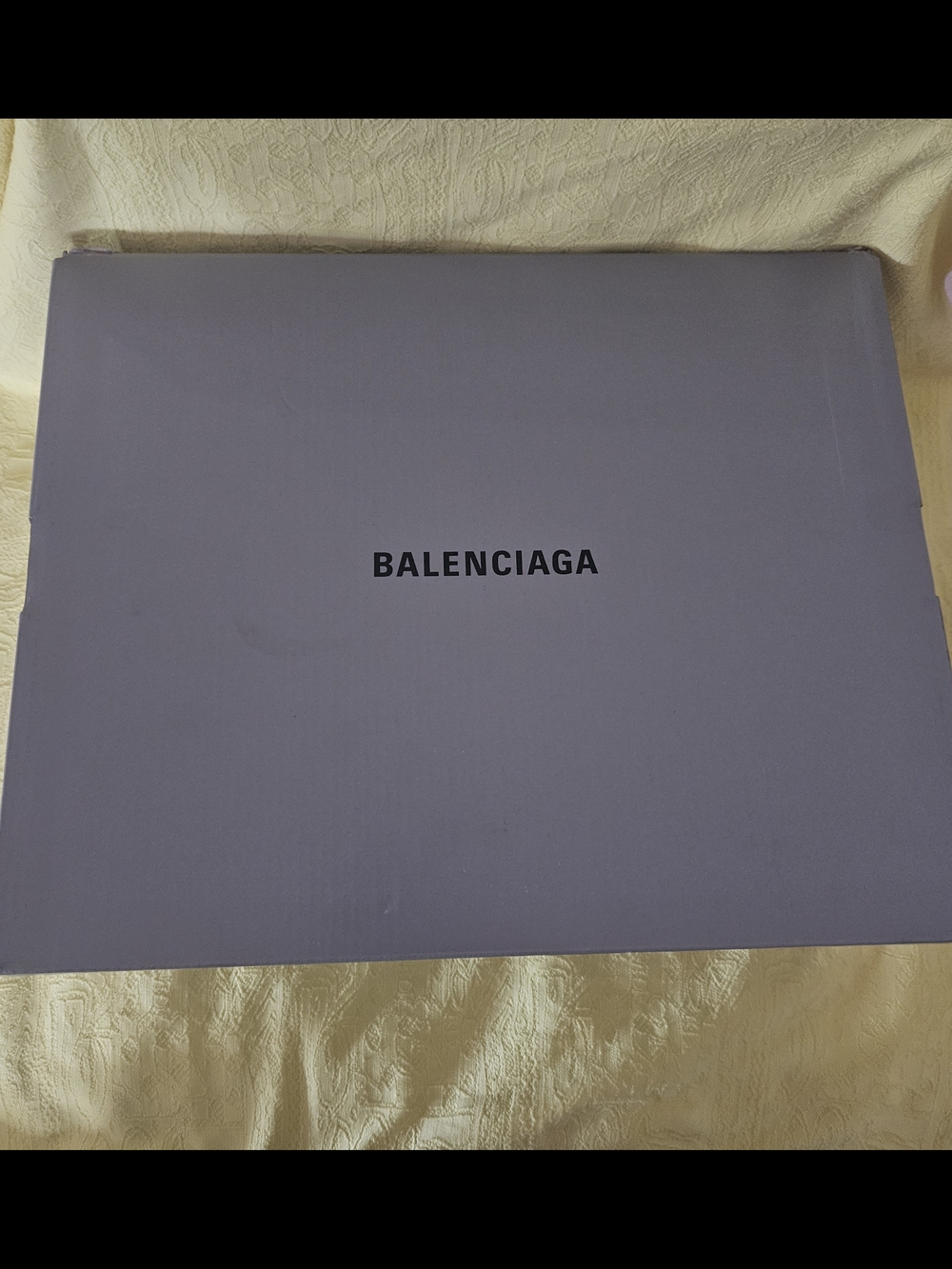 Balenciaga Logo Storage Empty Box With Tissue Paper Presentation Box